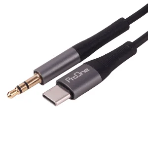 کابل تبدیل تایپ سی به AUX پرووان مدل PCA47 به طول 1 متر