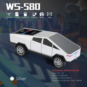 اسپیکر قابل حمل طرح سایبر تراک مدل WS-580